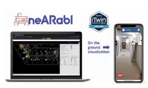 Nearabl 将 iTwin 数字孪生解决方案集成到其 AR 室内导航技术中