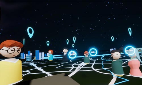 虚拟人科技将参展2021年Chinajoy并发布跨端联机VR社交平台「多边形世界VR」预告片与试玩