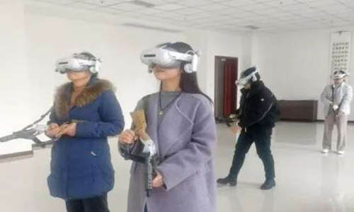 山西太原小店区老干部局用PICO开展红色沉浸式体验